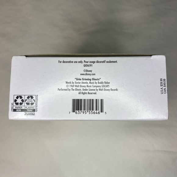 Disney haunted mansion hitchhiking ghosts hallmark ornament. (colorchange/sing) - Picture 8 of 8